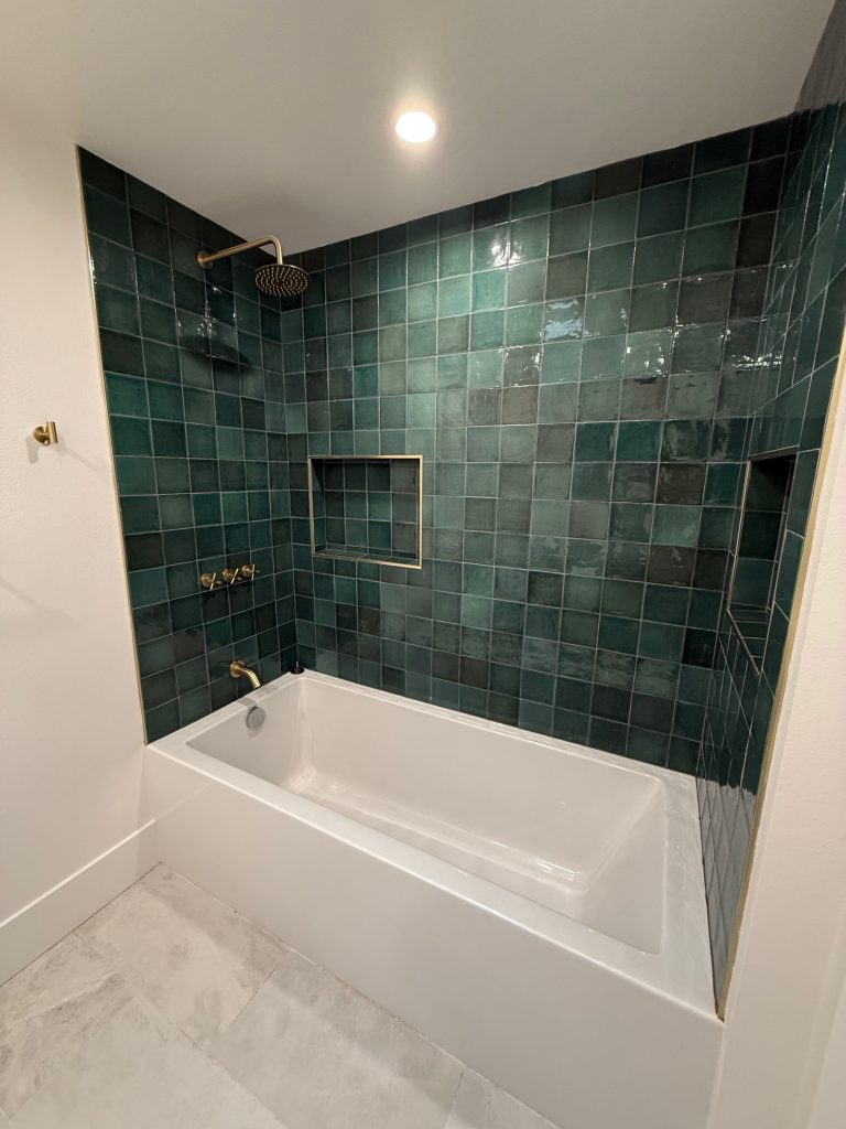 Ceramic Tile in a shower